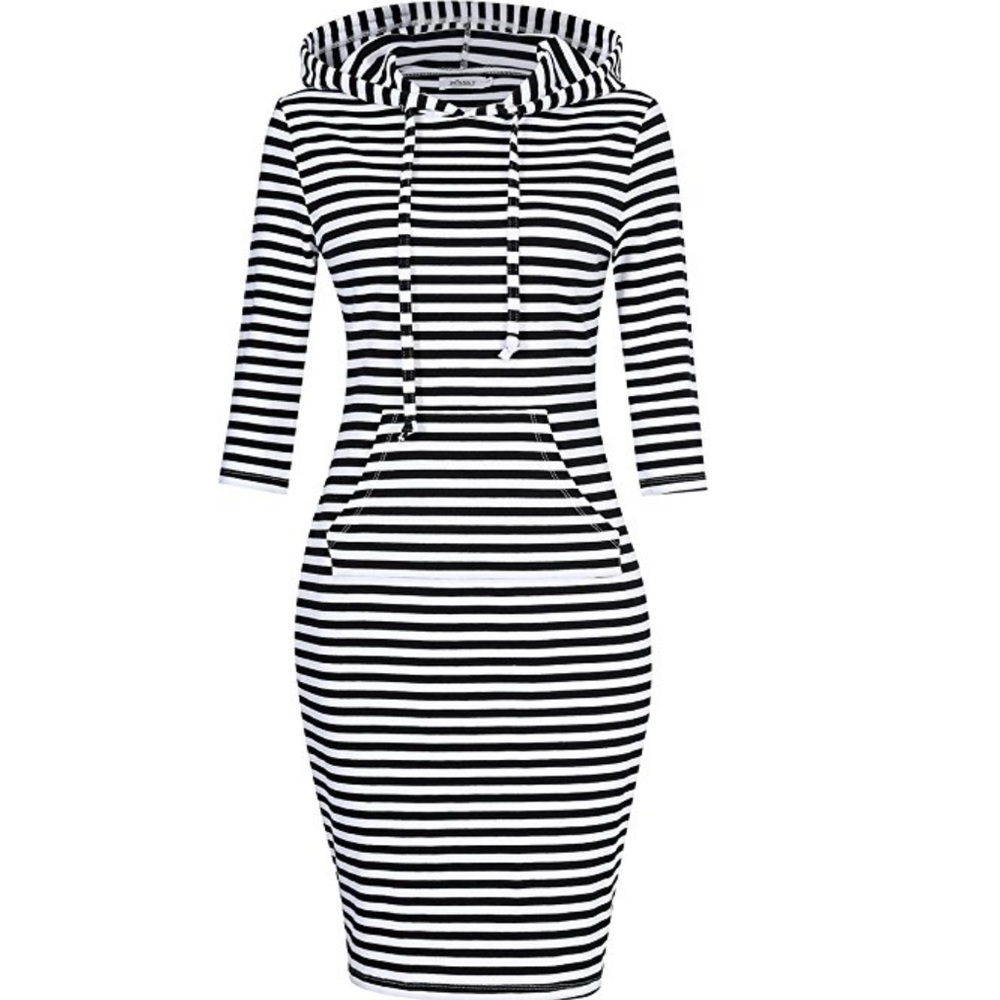 NWT lightweight hoodie dress